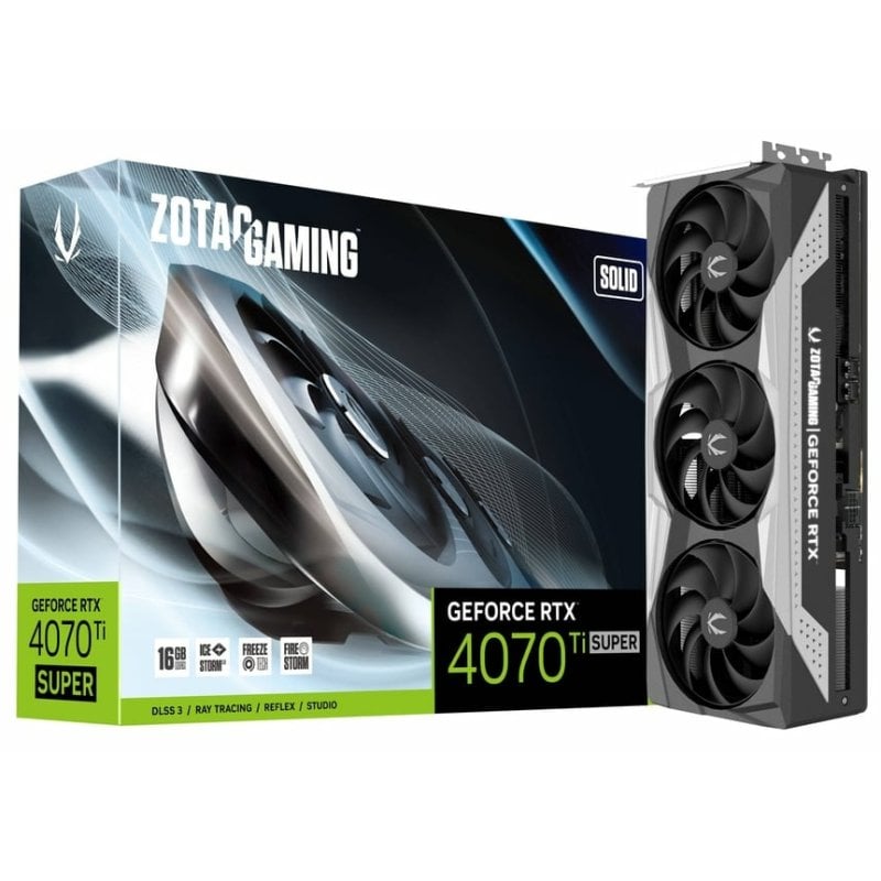 Zotac Gaming GeForce RTX 4070 Ti SUPER SOLID 16GB GDDR6X DLSS3