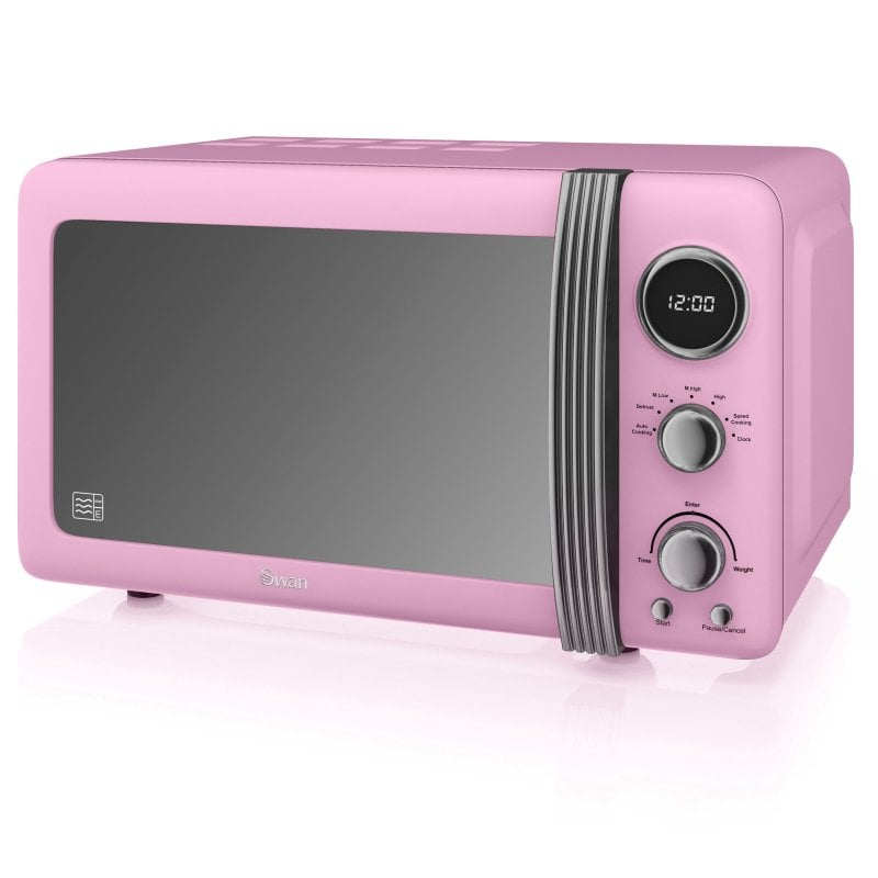 Image of Swan Retro Sm22030lpneu Microonde digitale 20L 800W Rosa