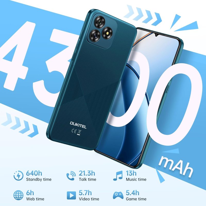 Oukitel C53 4/64GB Morado Libre | PcComponentes.com