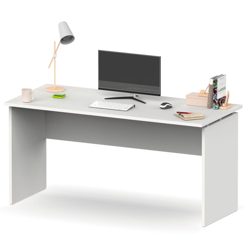 Image of Tavolo da ufficio Briebe Bri-1117 76x155x68 cm Zenith Bianco