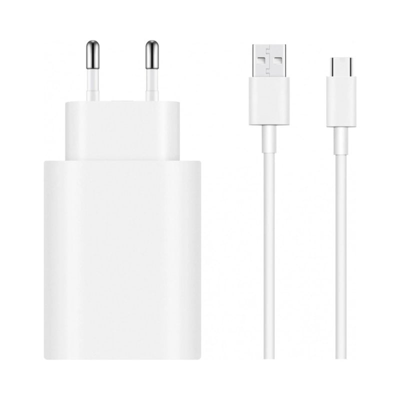 Image of Vivo Caricatore di rete a ricarica rapida Flash Charge 44W 4A + cavo da USB-A a USB-C bianco