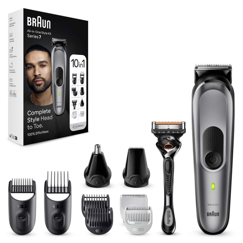 Series Braun Maquina De Cortar Pelo Braun MGK7420 10 En Style Kit