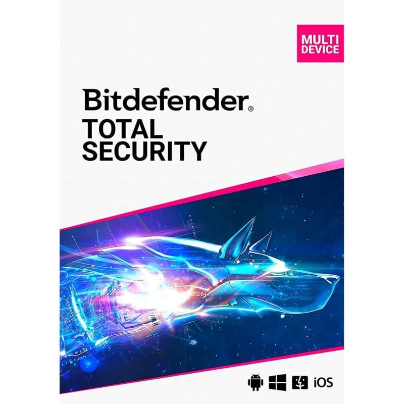 Image of Bitdefender Total Security 2024 3 dispositivi 1 anno Download digitale per PC/Mac/Android/iOS