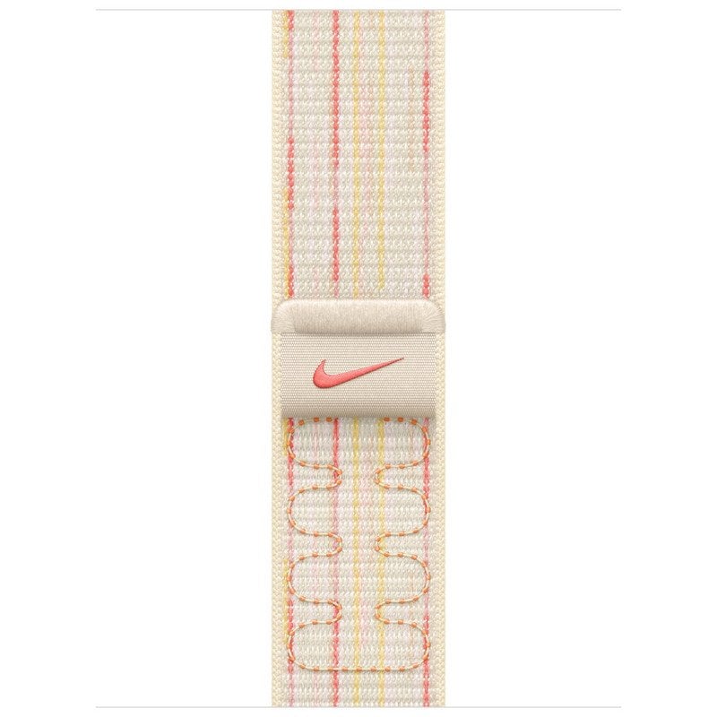 Apple Correa Loop Nike Sport Blanco Estrella/Rosa 40mm Talla Única