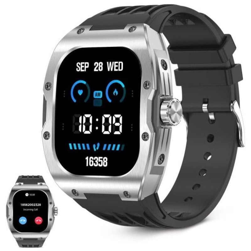 Ksix Hero Smartwatch Amoled 1.95' IP68 Preto