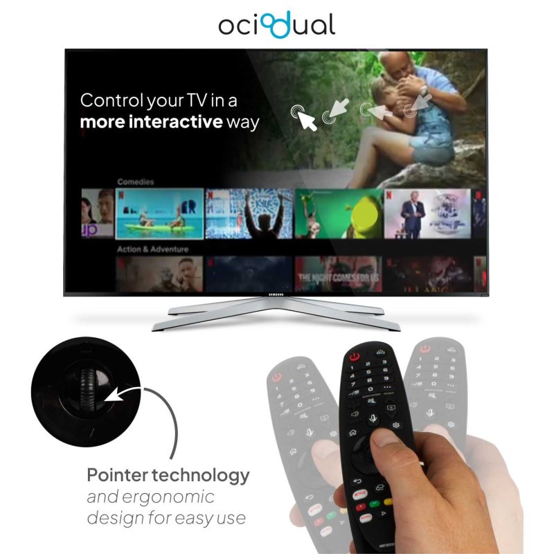 SimplyAll Telecomando Sostitutivo Per TV LG 42LG5000 – Nessuna Programmazione, Batterie Incluse