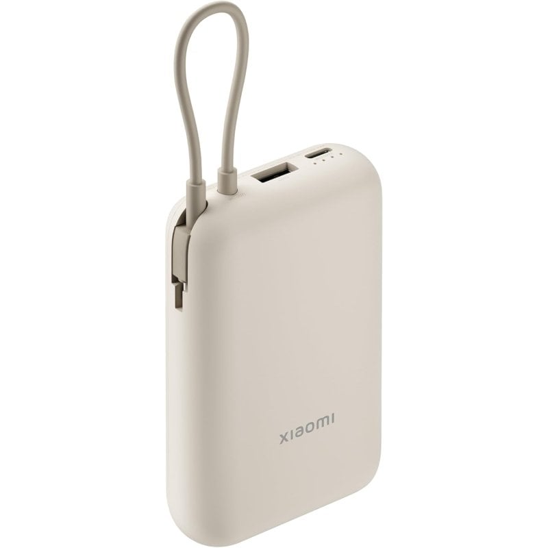 Xiaomi Powerbank 10000mAh Cable Integrado Beige