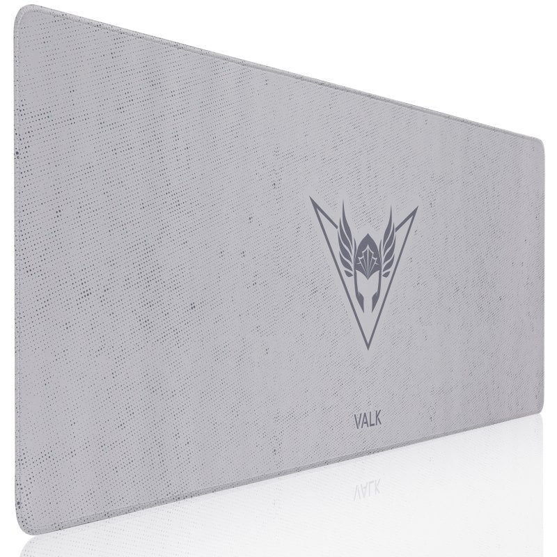 Valk Gaming Mousepad XXL Tapete Gaming Tecido 80x30cm Branco Pérola