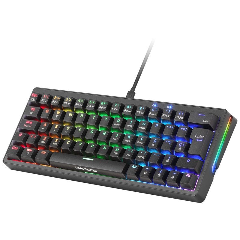 Mars Gaming MKMINIPRO clavier USB Français Noir - vue 2
