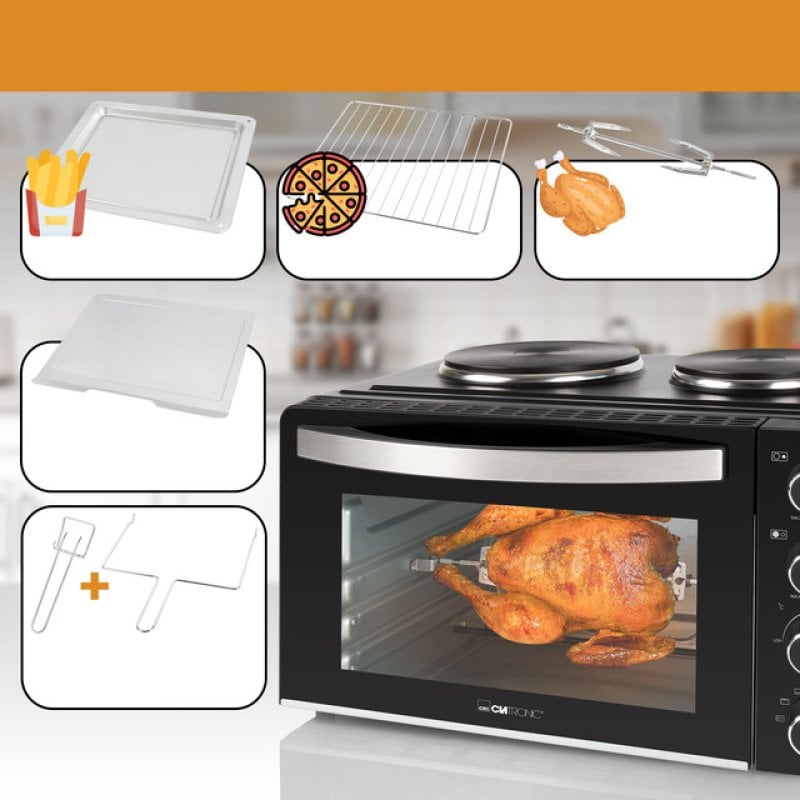 Pentola Per Fonduta Clatronic FD 3783 - 1,2 Litri, 1400 W - Con 8 Forchette Colorate In Acciaio