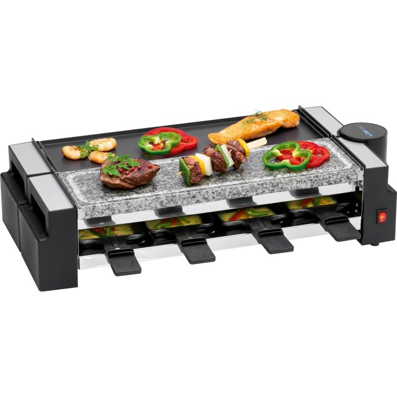 Image of Clatronic RG 3678 Raclette Grill per 4 persone 2 in 1 1.200 W