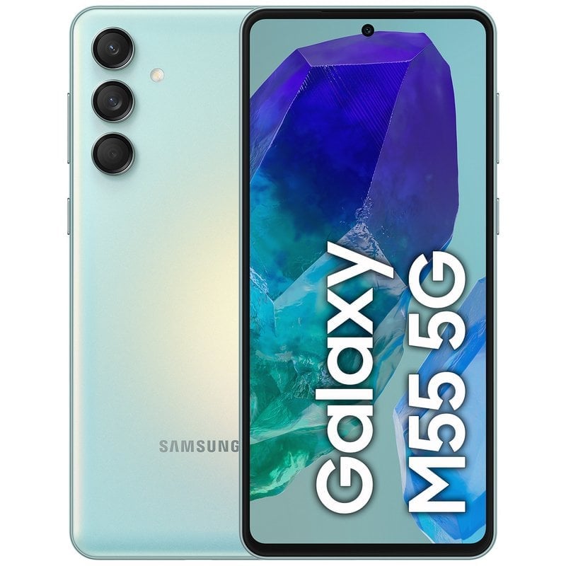 Image of Samsung Galaxy M55 5G 8/128 GB verde chiaro Versione importata gratuita nell'UE cod079