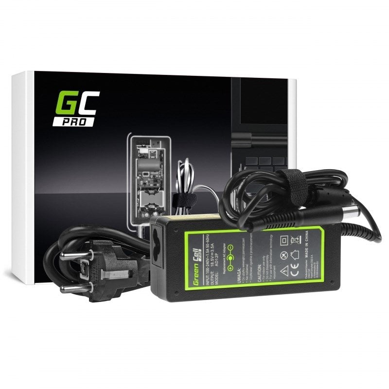 Green Cell AD12P Adaptador de Corriente 65W para HP Negro
