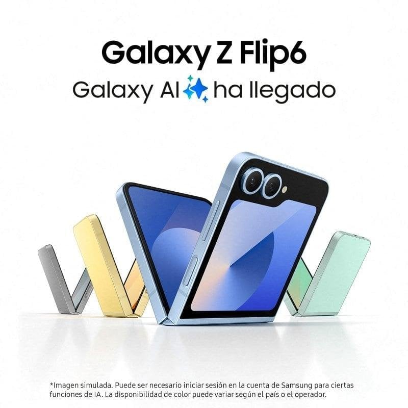 Samsung Galaxy Z Flip6 (5G), 256 Go Bleu - vue 4