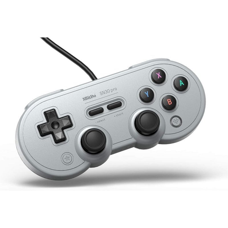 Image of 8Bitdo SN30 Pro USB Gamepad grigio Nintendo Switch, PC cod079
