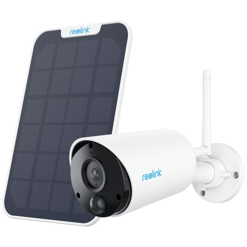 Reolink Argus Series B320 Cámara Vigilancia WiFi IP Exterior con Panel Solar FullHD Visión Nocturna