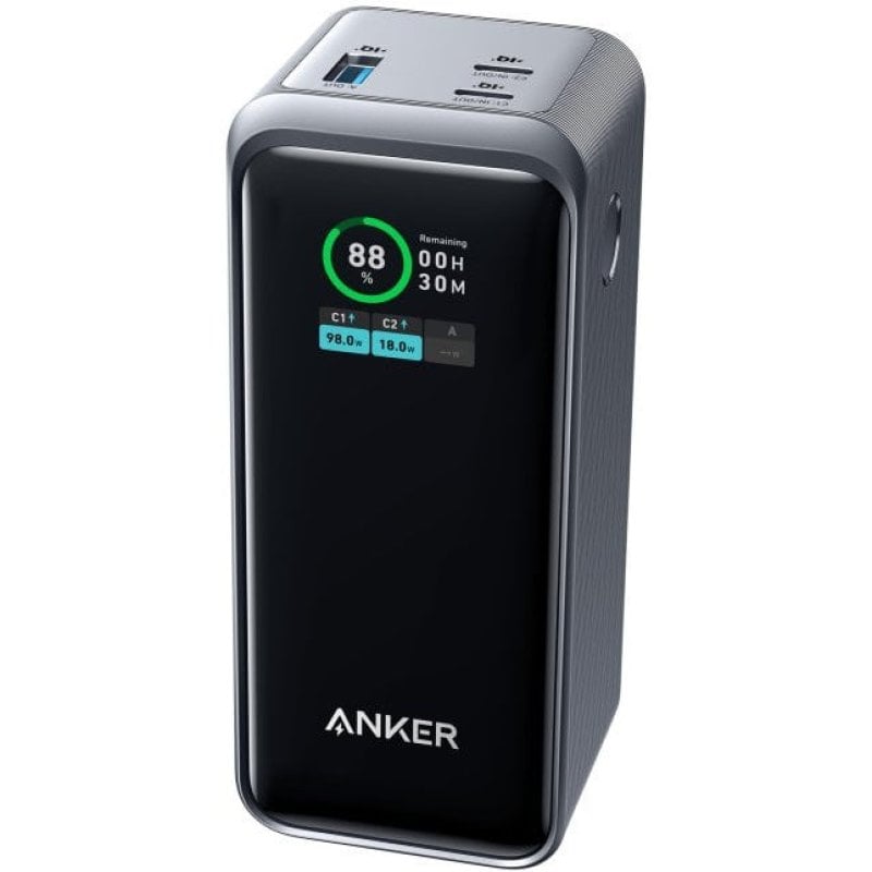 Anker Prime Power Bank 200W 20000mAh 1xUSB 2xUSB-C Negro