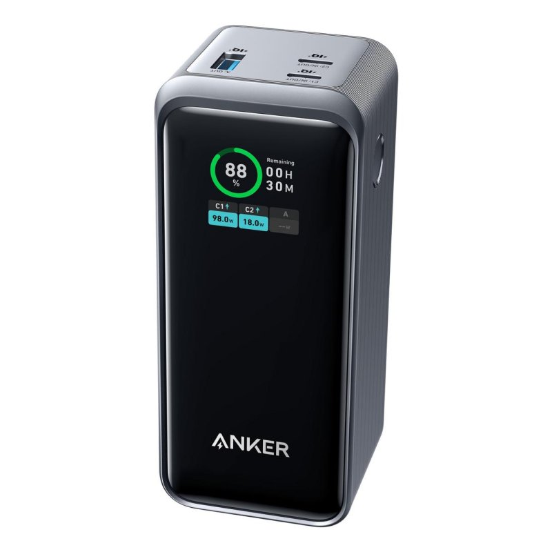 スマホアクセサリー Anker Prime Power Bank 20000mAh (200W) Power Bank Anker Prime 20000 mAh 200 W Apta para aviones Negro