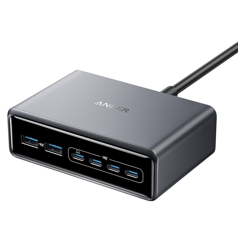 Image of Anker Prime Charger Stazione di ricarica USB-C GaN a 6 porte 200 W