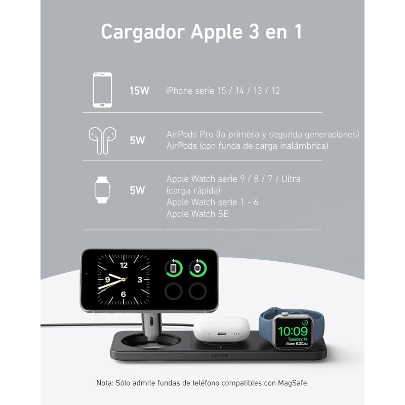 series primera carga apple watch