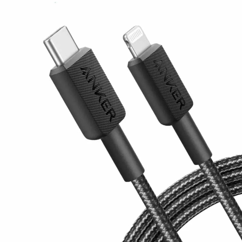 Image of Cavo Anker USB-C a Lightning in nylon 0,9 m nero