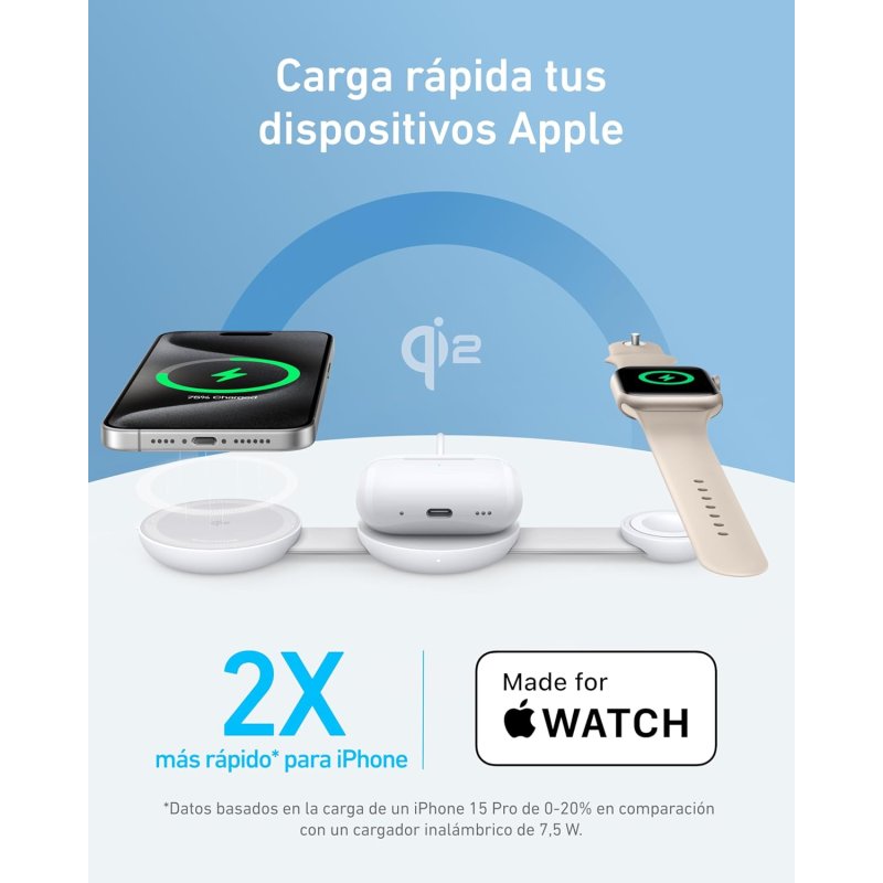 Carga Inalámbrica Cargador De Apple Watch Sirve Para Airpods