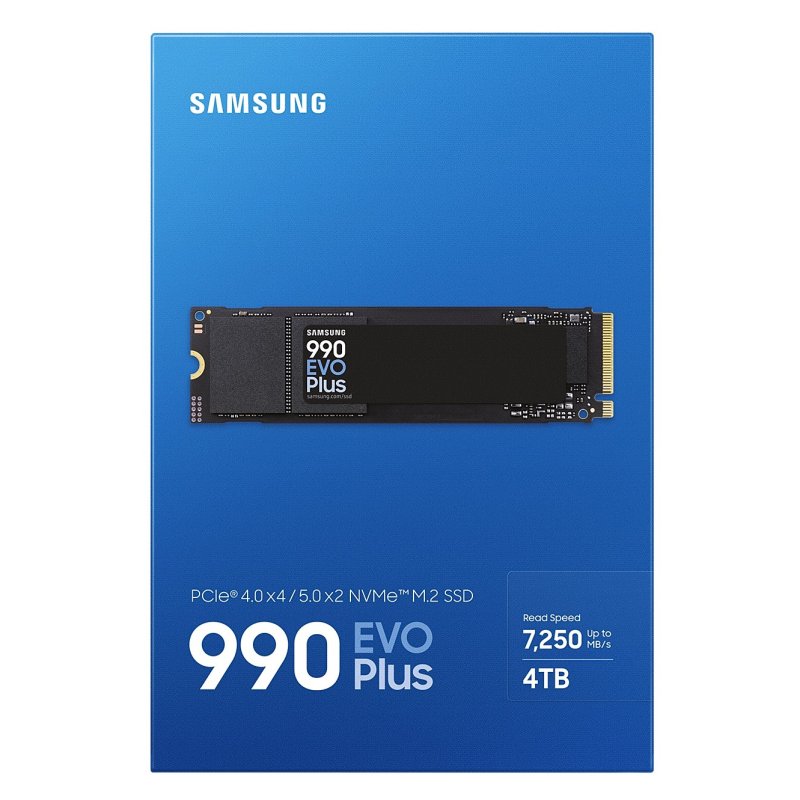 Disco Duro Samsung 990 EVO Plus 4TB Disco SSD 7250MB/S NVME PCIe