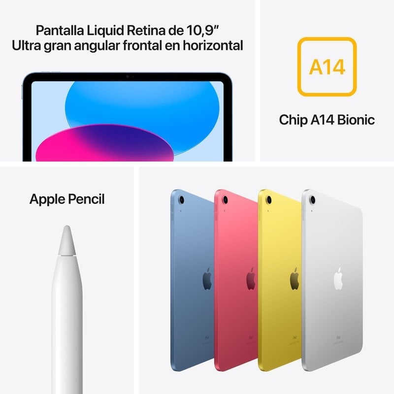iPad10世代256GB AppleCare2026/5 2022 Apple iPad (10,9-pouces, Wi-Fi, 256Go) Jaune