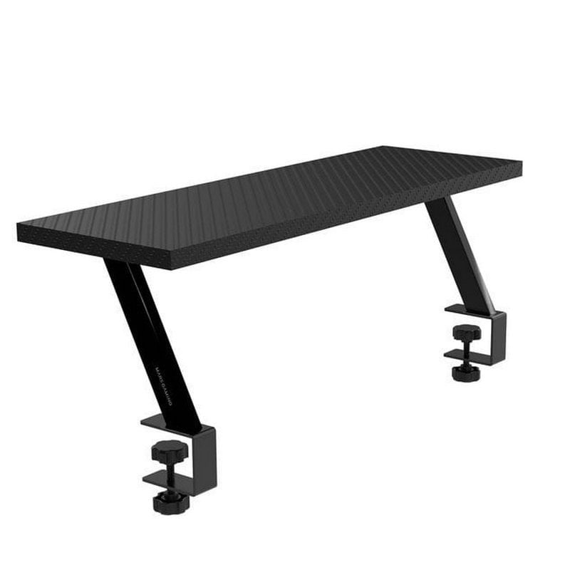 Image of Mars Gaming MGDS Supporto per monitor Riser 60x20 cm Pannello in fibra di carbonio Struttura in acciaio nero cod079
