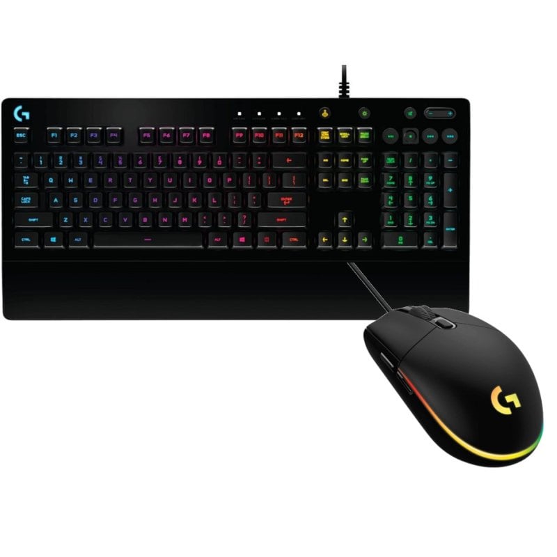 Logitech Pack G213 Prodigy Teclado Gaming + Logitech G203 Lightsync 2nd Gen Ratón Gaming 8000DPI RGB Logitech Pack G213 Prodigy Teclado Gaming + Logitech G203 Lightsync 2nd Gen Ratón Gaming 8000DPI RGB