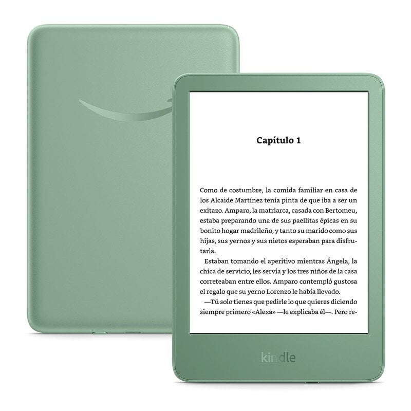 Kindle Libro Electrónico 6" 16GB con Publicidad Verde Matcha