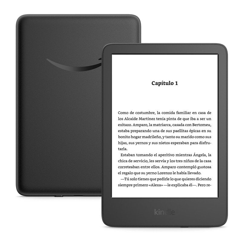 Image of Kindle E-Book 6" 16GB con pubblicità Nera