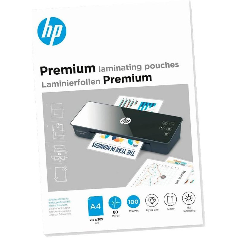 Image of Pellicola di laminazione HP Premium A4 100 pezzo(i) (4030152091232)