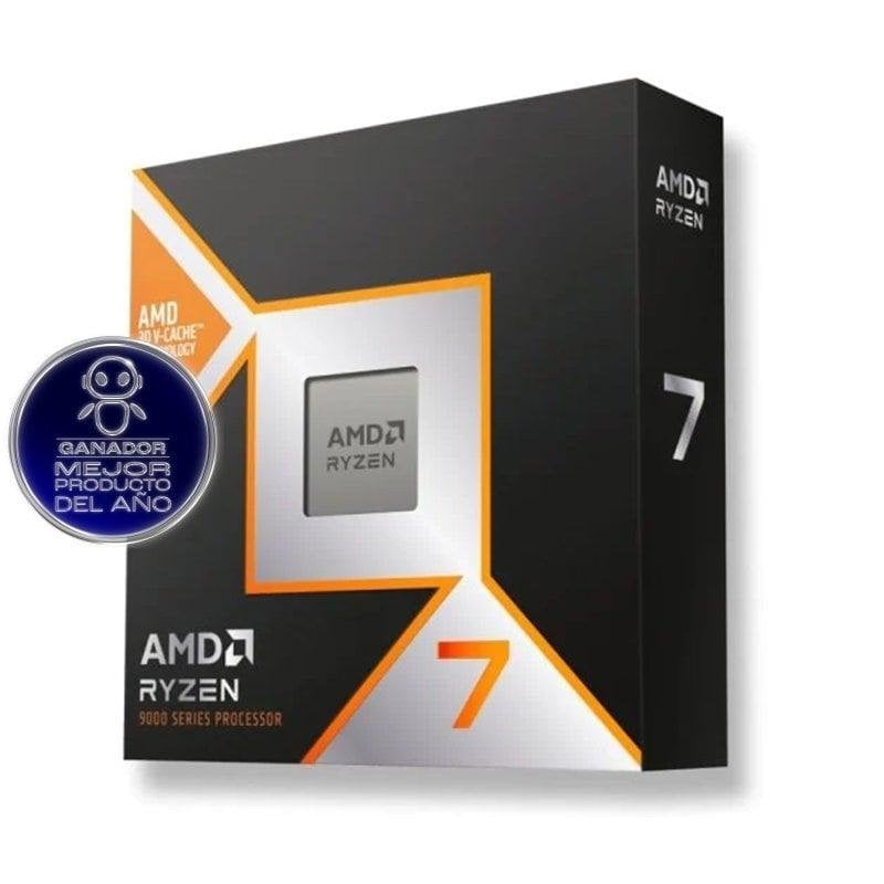 Processeur AMD Ryzen 7 9800X3D 8 Cœurs 4,7 GHz Base 5,2 GHz Turbo 96 Mo 3D V-Cache Overclocking PCIe 5.0 DDR5 Radeon Graphics
