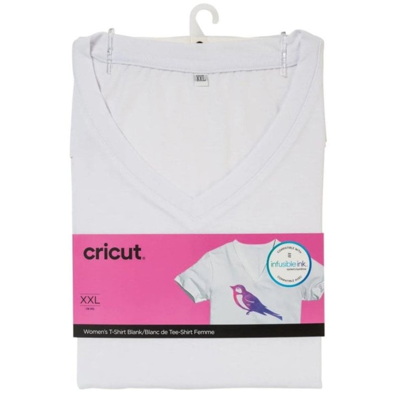 Cricut Infusible Ink Camiseta Blanca de Mujer Talla XXL