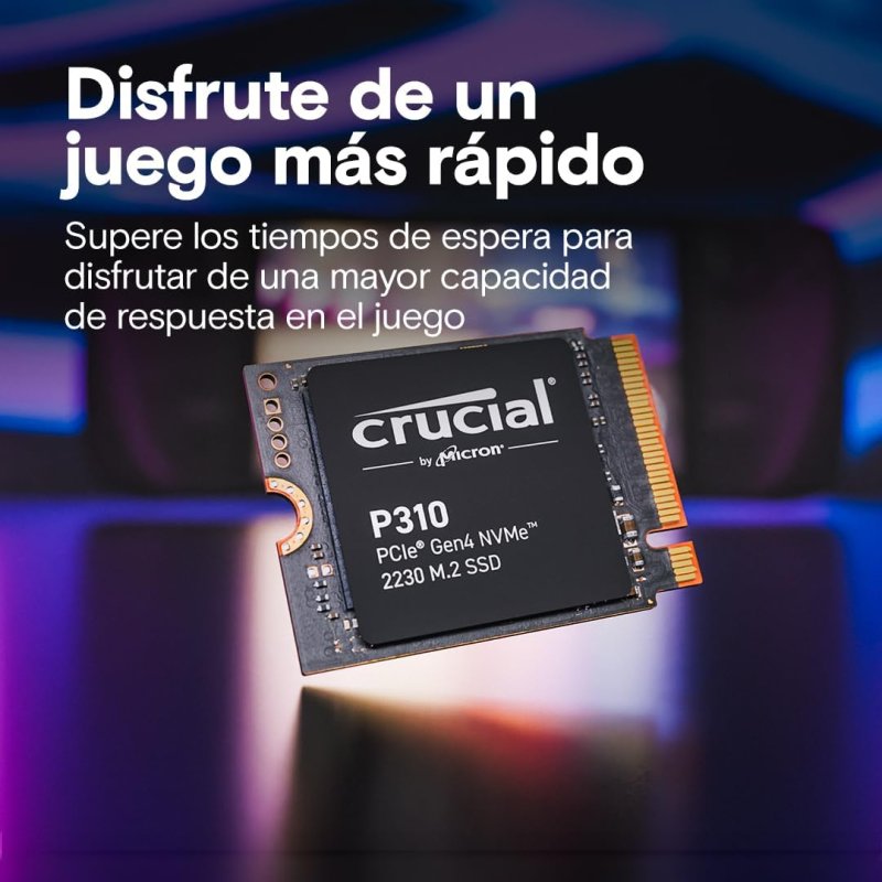 Disco Duro Crucial P310 1TB Disco SSD 2230 7100MB/S NVME M.2 PCIe