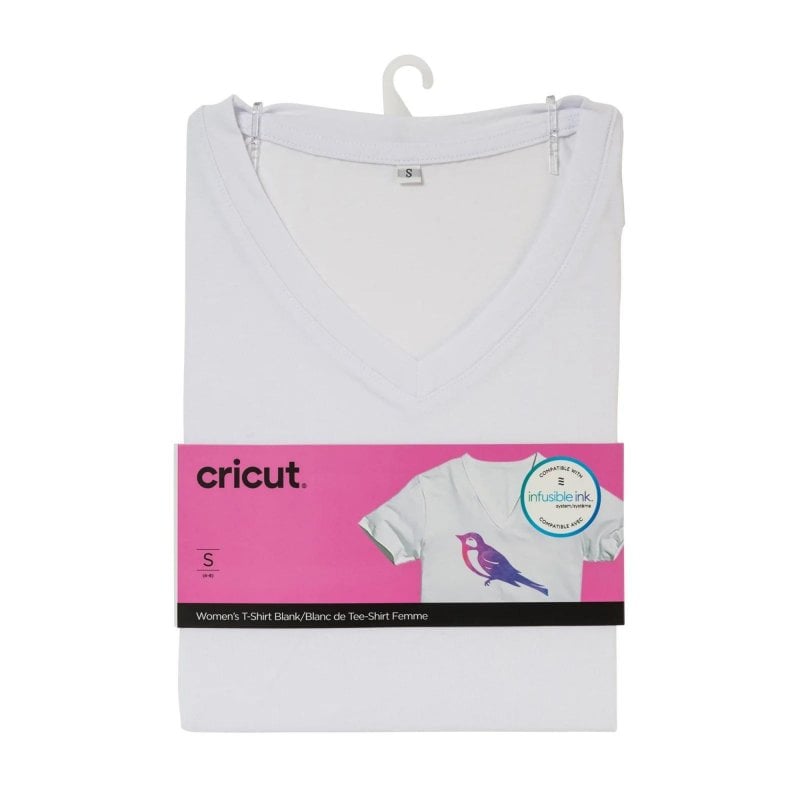 Cricut Infusible Ink Camiseta Blanca de Mujer Talla S