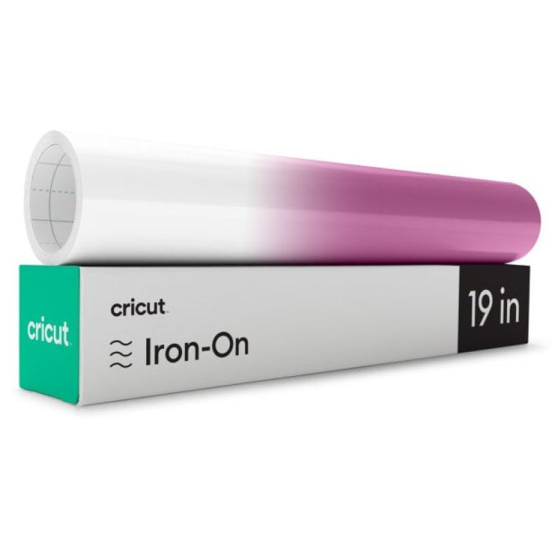 Cricut Iron-On Vinilo de Transferencia Térmica Plancha Cambia de Color UV Blanca/Roja