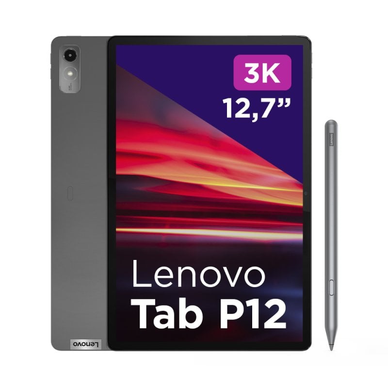 Image of Lenovo Tab P12 Octacore/8GB/128GB/12.7" Storm Gray Include Lenovo Tab Pen Plus