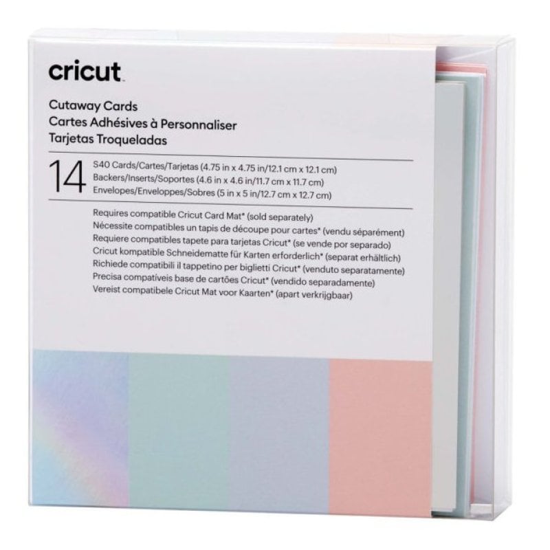 Cricut S40 Tarjetas de Recorte 14 Unidades