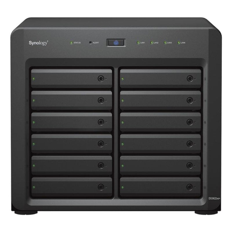 Serveur NAS tour Synology 12 baies 16GB RAM Xeon D-1531 10GbE DS3622xs+