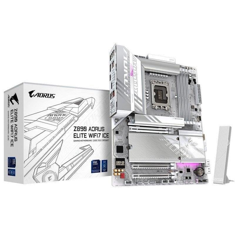 Placa Base Gigabyte Z890 AORUS ELITE WIFI7 ICE Intel Z890 LGA1851 DDR5 ATX Wi-Fi 7 Thunderbolt 4 Placa Base Gigabyte Z890 AORUS ELITE WIFI7 ICE Intel Z890 LGA1851 DDR5 ATX Wi-Fi 7 Thunderbolt 4
