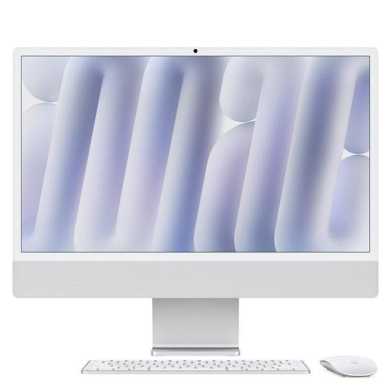 Apple iMac Apple M M4 59,7 cm (23.5") 4480 x 2520 Pixel All-in-One-PC 16 GB 256 GB SSD macOS Sequoia Wi-Fi 6E (802.11ax) Silber