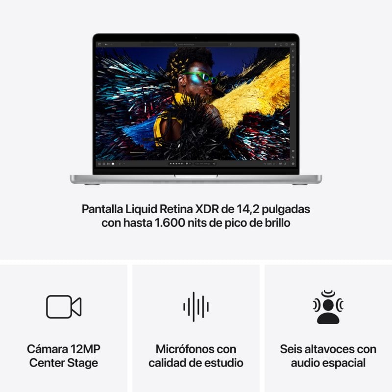 Portátil Apple MacBook Pro Apple M4 Pro 14 Núcleos/24GB/1TB SSD