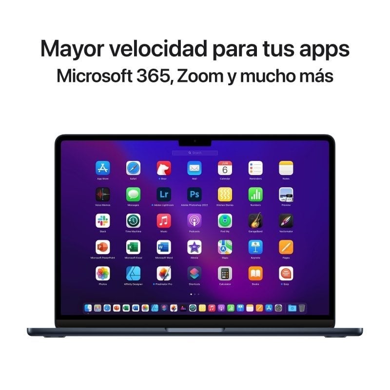 Portátil Apple MacBook Air Apple M2 8 Núcleos/16GB/256GB SSD/GPU 8