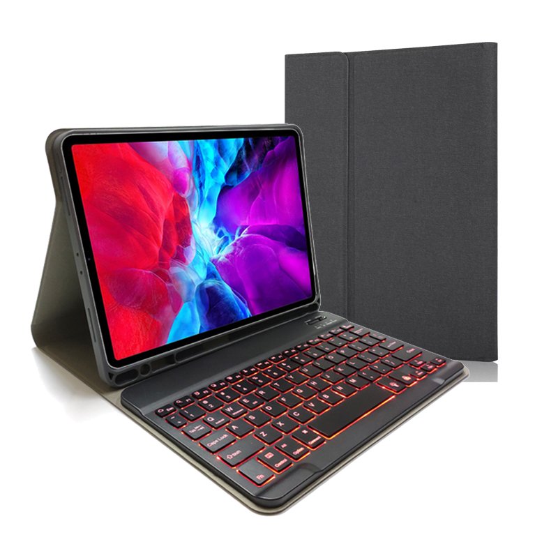 Royal Bailey Rk11d Funda Con Bluetooth Teclado Para Ipad Air4 (2020) 10.9/ipad Pro11(2021/2020/2018) Negro