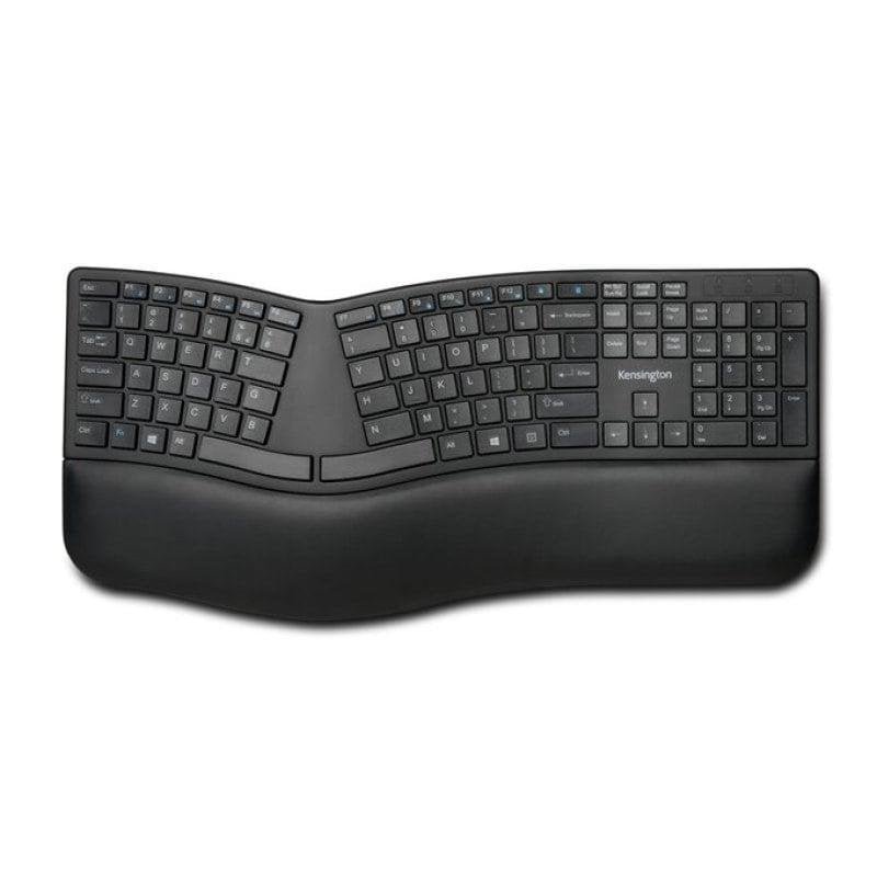 Clavier Kensington ProFit Ergo Wrlss Universel RF sans fil + USB AZERTY Noir
