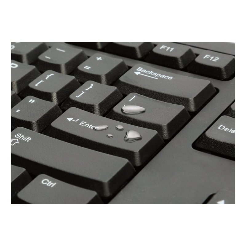 Kensington ValuKeyboard clavier Bureau AZERTY Français Noir