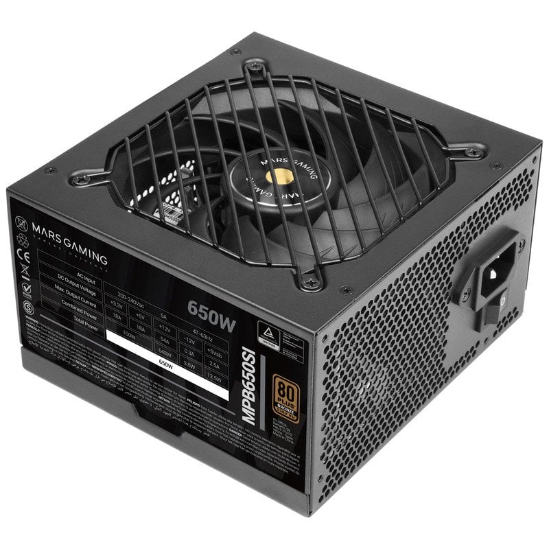 Image of Alimentatore Mars Gaming MPB650SI ATX 650W 80 Plus Bronze