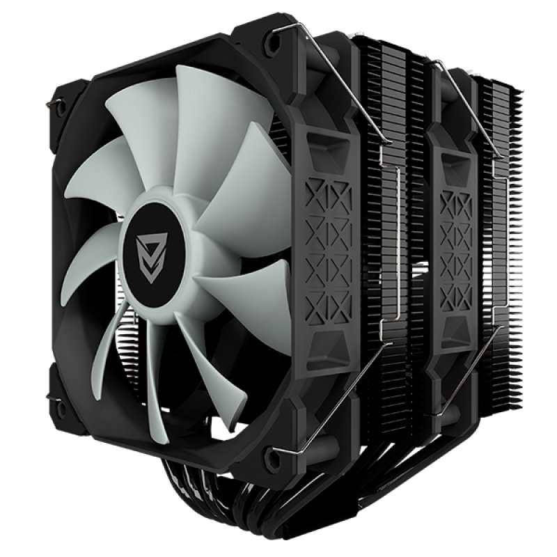 Nfortec SCULTOR X Dissipatore CPU Doppia Torre Bianco – 6 Heatpipe, 2 Ventole A-RGB, TDP 220W